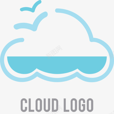 精美云朵logo图标图标