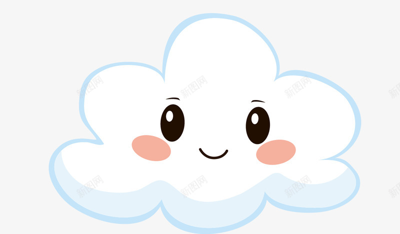可爱的云朵png免抠素材_88icon https://88icon.com PNG素材 云朵 卡通 可爱 白色