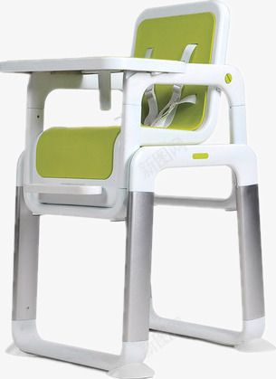 简洁版的儿童座椅png免抠素材_88icon https://88icon.com 儿童 安全带 座椅 白色 绿色