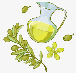 橄榄油矢量图素材