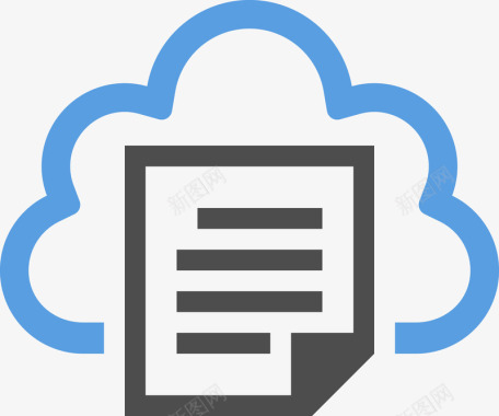 管理服务器云端文件图标图标