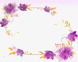 日化紫色花卉高清图片