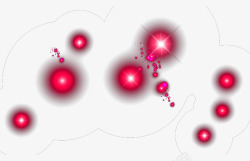 红色光点素材