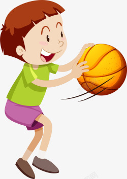 篮球上篮拿着篮球投篮的男孩高清图片