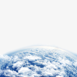 地球蓝天白云素材