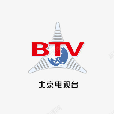 红色吉祥色北京电视台图标图标