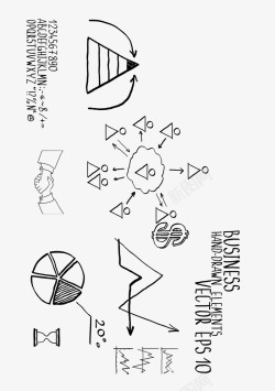 简洁方程式学习元素高清图片