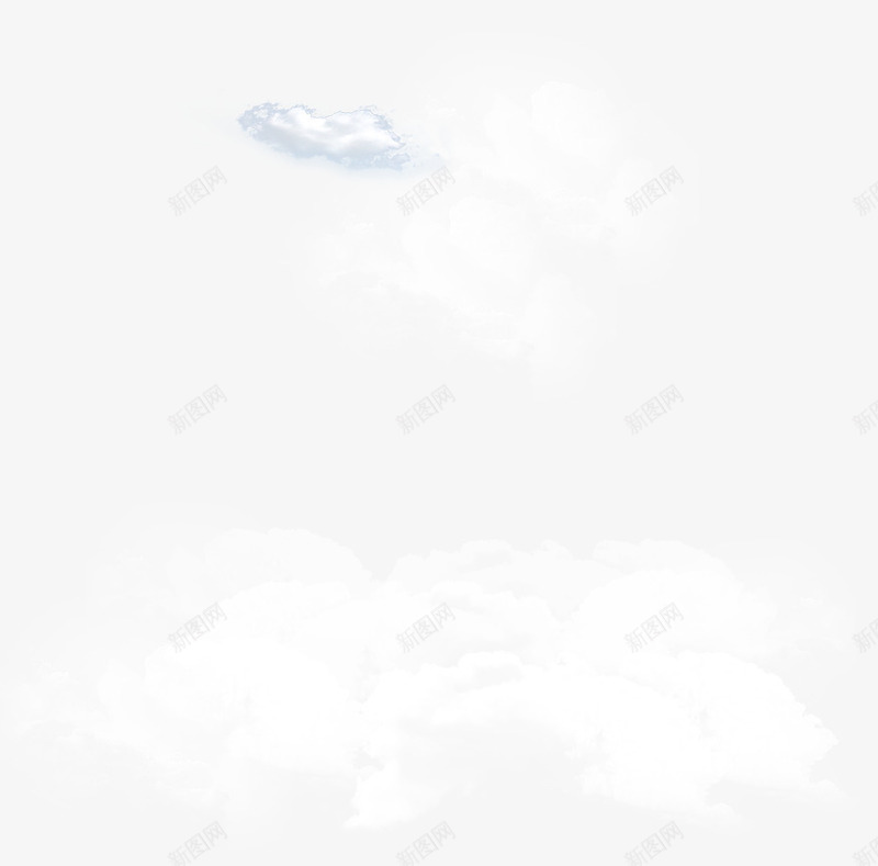 白色笔刷云朵合成效果png免抠素材_88icon https://88icon.com 云朵 合成 效果 白色