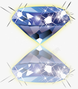 蓝紫色钻石闪光素材