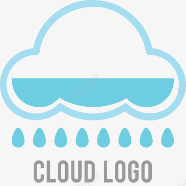 卡通云朵logo图标图标