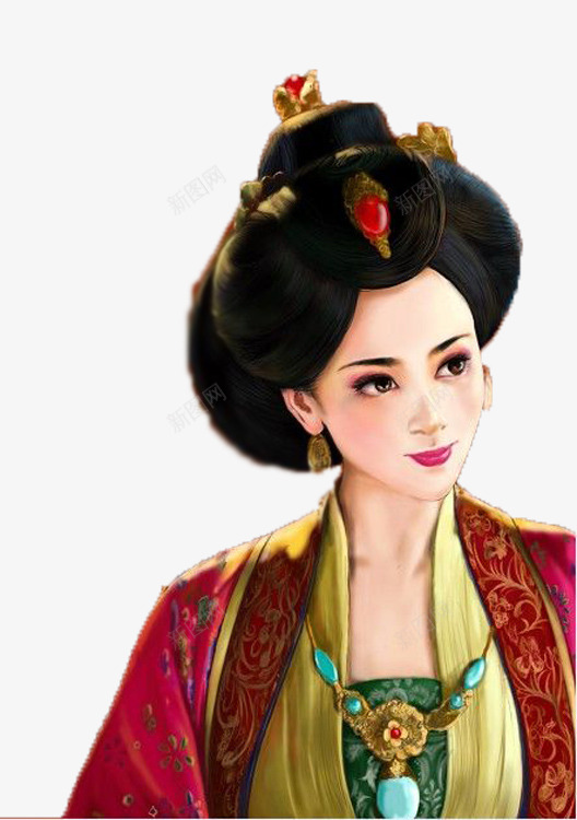 霸气美女png免抠素材_88icon https://88icon.com 中国风 人物 古代 古装 古风 宫廷 手绘 皇妃 盛装 美女