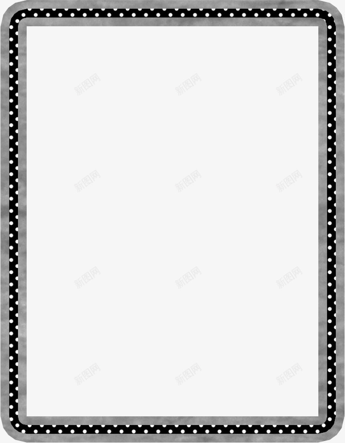 灰色圆点边框png免抠素材_88icon https://88icon.com 圆点 灰色 素材 边框