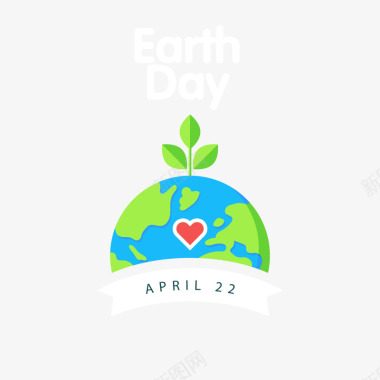 保护地球感兴趣创意世界地球日宣传图标矢量图图标