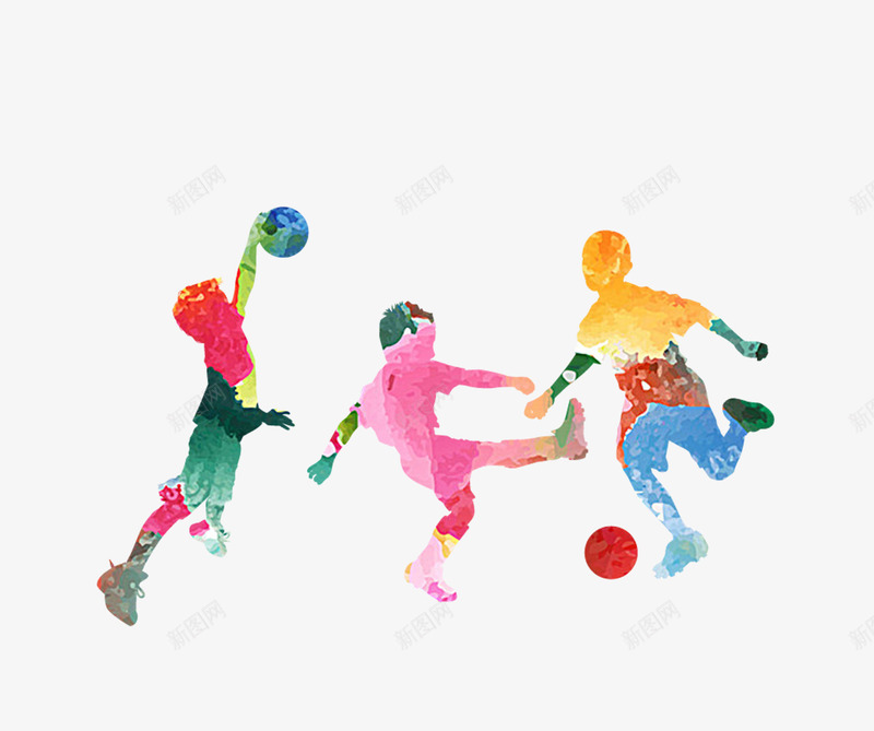 足球篮球运动海报png免抠素材_88icon https://88icon.com 剪影 手绘 海报运动 篮球 足球 运动海报