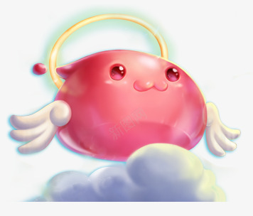 手绘卡通白云天使png免抠素材_88icon https://88icon.com 卡通 天使 白云