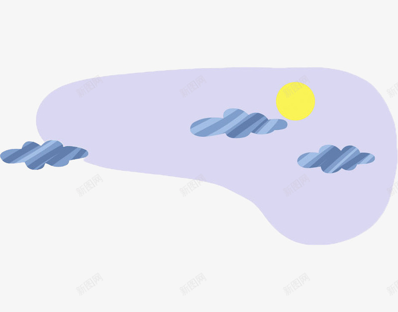 雾霾天气png免抠素材_88icon https://88icon.com 乌云 云朵 天空 手绘 月亮 条纹 遮挡 雾霾天气