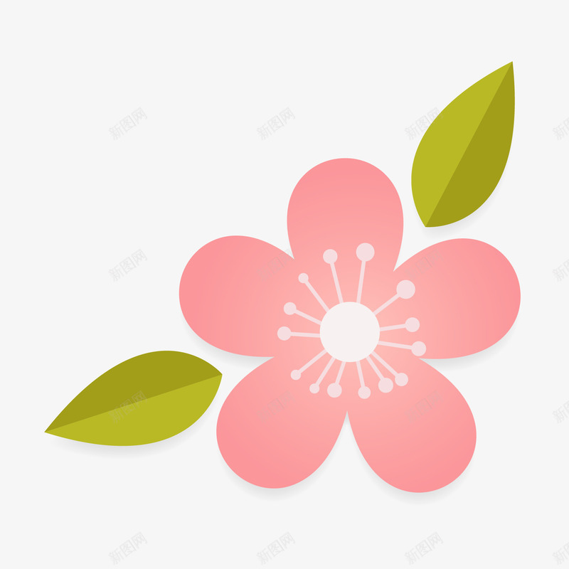 粉色樱花png免抠素材_88icon https://88icon.com 可爱樱花 樱花 粉色樱花 花卉