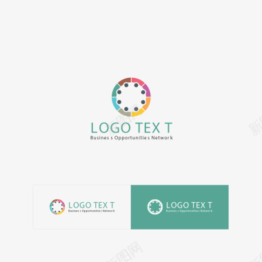 简洁录音带彩色LOGO矢量图图标图标