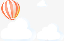 蒸汽球png卡通白云蒸汽球高清图片