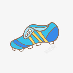 卡通足球鞋素材
