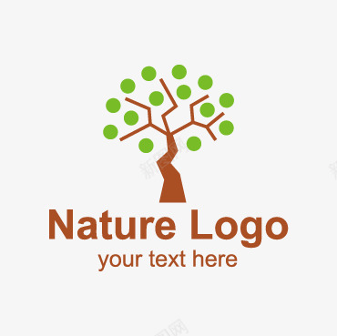 生命体征创意绿色简洁树木图标图标
