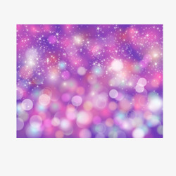 紫色唯美星光素材
