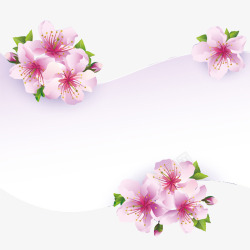 粉色樱花装饰素材