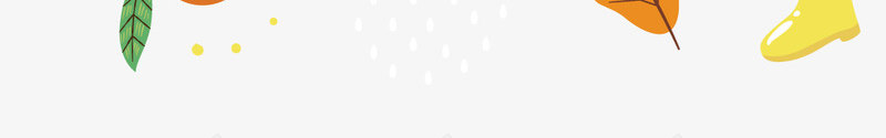 卡通下雨天装饰矢量图ai免抠素材_88icon https://88icon.com 下雨天 云朵 卡通 枫叶 背景装饰 雨靴 矢量图