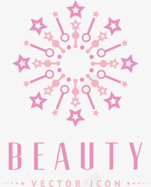 花型的美容logo矢量图图标图标