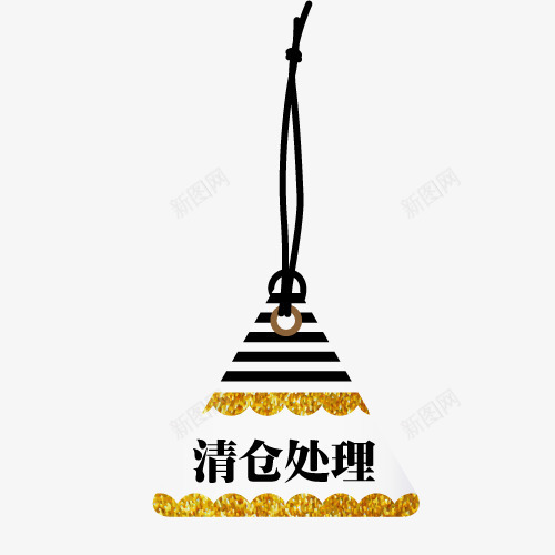 清仓处理png免抠素材_88icon https://88icon.com 三角形 促销标签 标签 标签模板 清仓特惠 特价促销 装饰图