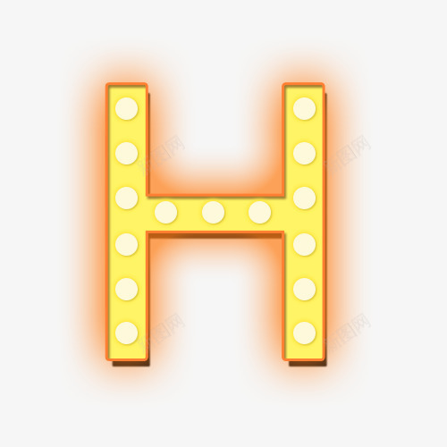 发光的字母Hpng免抠素材_88icon https://88icon.com H png 发光 圆点 字母 素材