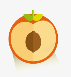 黄桃矢量图素材