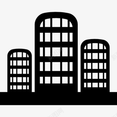 建筑与城市建筑图标图标