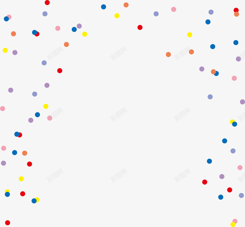 彩色圆点背景png免抠素材_88icon https://88icon.com 免抠PNG 圆点 彩色 背景 色彩 边框纹理