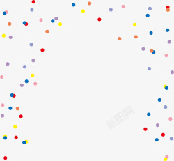 彩色圆点背景素材