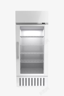 冰箱展柜白色简洁冰箱展柜高清图片