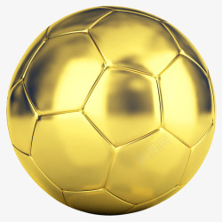 卡通体育金色足球装饰图案素材