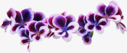 紫色小碎花装饰素材