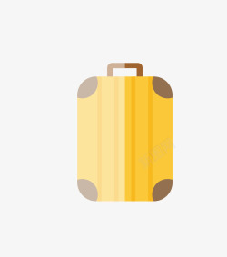 简洁行李箱卡通简洁扁平化行李箱矢量图高清图片