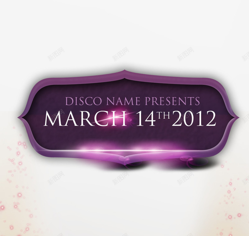 英文图形png免抠素材_88icon https://88icon.com 彩色 欧美 海报 艺术字 英文 装饰 边框