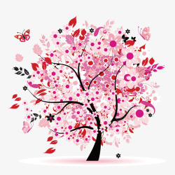 樱花生命树素材