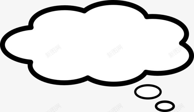 云朵png思想的云朵图标图标
