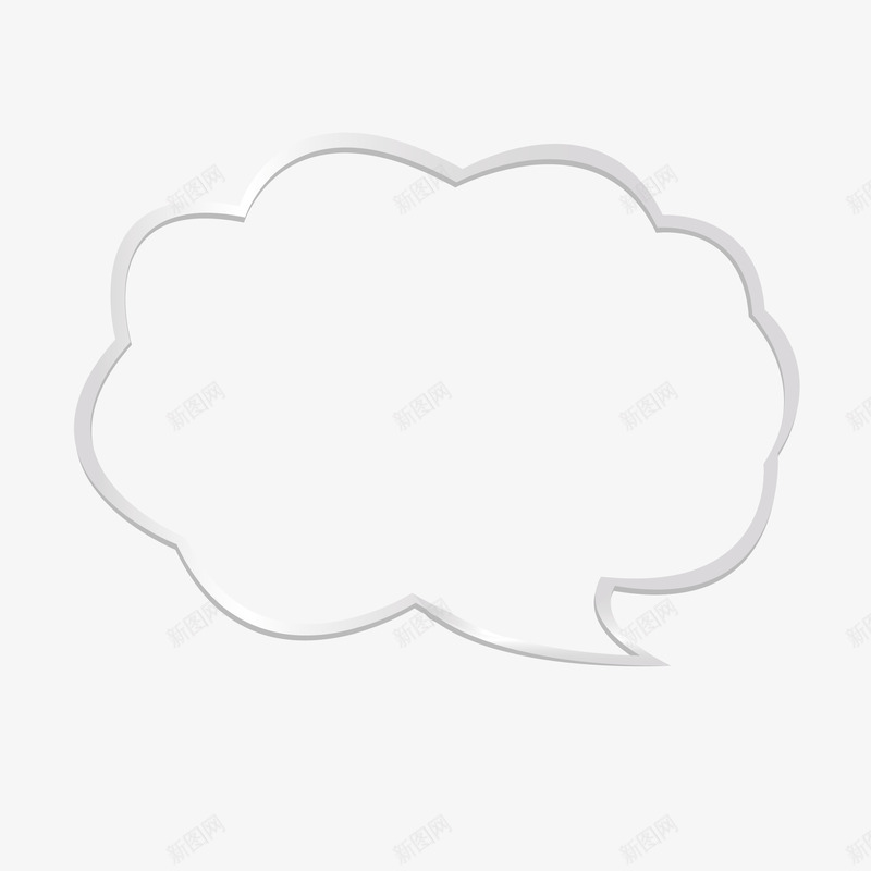 白色卡通云朵对话框png免抠素材_88icon https://88icon.com 云朵对话框 卡通对话框 对话框 对话框简笔画 对话框装饰 手绘对话框 边框