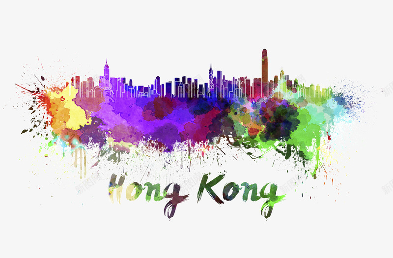 HongKongpng免抠素材_88icon https://88icon.com 中华人民共和国香港特别行政区 中国香港 城市 城市剪影 城市建筑 香港