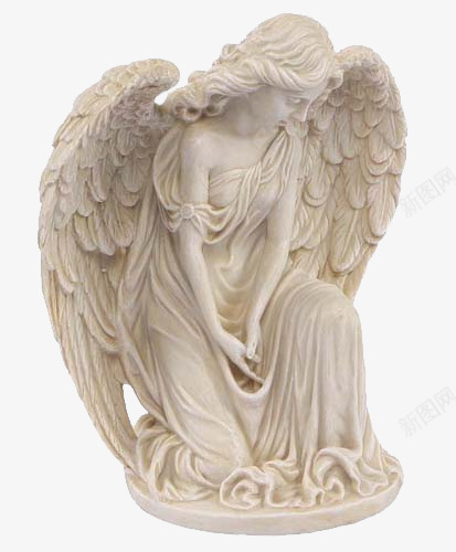 雕像png免抠素材_88icon https://88icon.com 天使 欧美 石像 翅膀 雕像