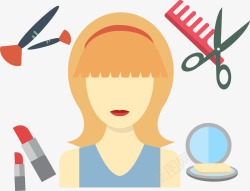 化妆美容美发素材