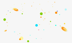 彩色圆点背景素材