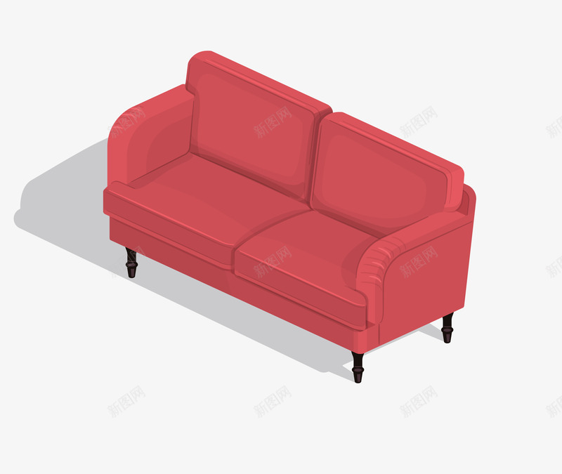 扁平化家具红色沙发矢量图eps免抠素材_88icon https://88icon.com 卡通红色沙发 家具沙发 扁平化红色沙发 沙发 矢量红色沙发 简洁红色沙发 矢量图