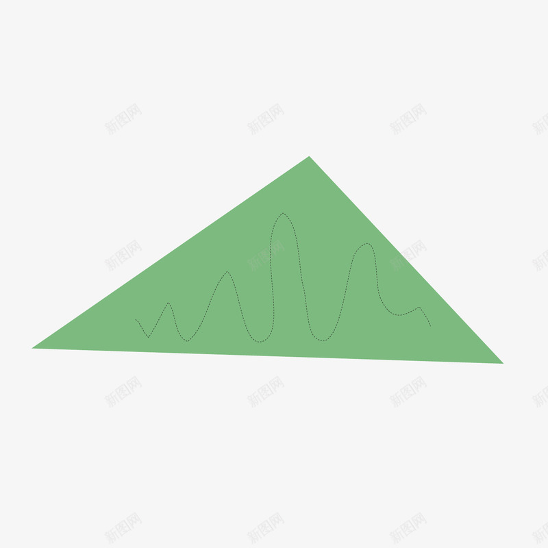 绿色色块三角形线条矢量图ai免抠素材_88icon https://88icon.com 三角型 三角形 线条 绿色 色块 矢量图