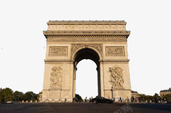 巴黎城市风景美丽凯旋门风景高清图片